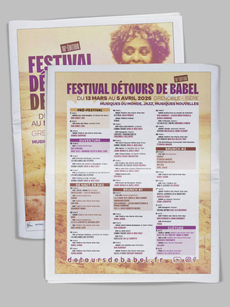 Festival Détours de Babel, Grenoble – Isère 38