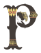 Lettrine tirée du logo du pavillon de la Suède et de la Norvège