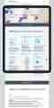 Création site Web responsive LXRepair, vue page 3 sur iPad